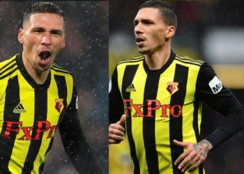 WATFORD, ENGLAND - OCTOBER 06: Jose Holebas of Watford FC in action during the Premier League match between Watford FC and AFC Bournemouth at Vicarage Road on October 6, 2018 in Watford, United Kingdom. (Photo by Alex Broadway/Getty Images)