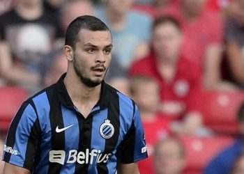 BARNSLEY, UNITED KINGDOM - JULY 12:   Spyros Fourlanos of Club Brugge KV in action during the friendly game between Barnsley FC and  Club Brugge on day 5 of the training camp on July 12, 2013 in Barnsley, The United Kingdom. (Photo by Peter De Voecht/Photonews via Getty Images)
