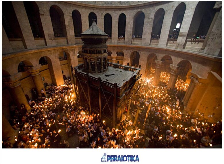 Orthodox Christian pilgrims hold candles at the Church of the Holy Sepulcher, traditionally believed to be the site of the crucifixion of Jesus Christ, during the Holy Fire ceremony, in Jerusalem's Old City, Saturday, April 3, 2010. Orthodox Christians believe Jesus was crucified and buried at the site where the Church of the Holy Sepulcher now stands, and that a flame appears spontaneously from his tomb on the day before Easter to show he has not forgotten his followers. The ceremony dates back to the 12th century. (AP Photo/Bernat Armangue)