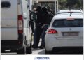 Απολογία στον εισαγγελέα των δύο συλληφθέντων από την Ελληνική Αστυνομία για τις δολοφονίες των Βασίλη Ρουμπέτη και Γιάννη Σκαφτούρου, Πέμπτη 18 Ιανουαρίου 2024. 
(ΓΙΑΝΝΗΣ ΠΑΝΑΓΟΠΟΥΛΟΣ/EUROKINISSI)